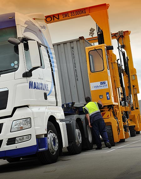 Industrial photography by Peter Ashby-Hayter: transport photo for JF Hillebrand Group