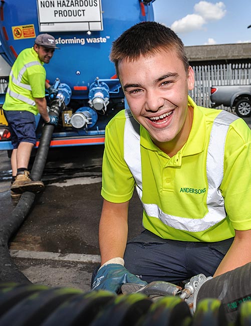 Industrial photography by Peter Ashby-Hayter: Andersons Waste Management