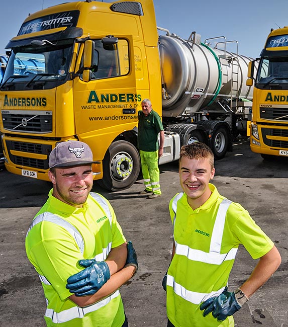 Photo by Peter Ashby-Hayter: industrial location photography at Andersons Waste